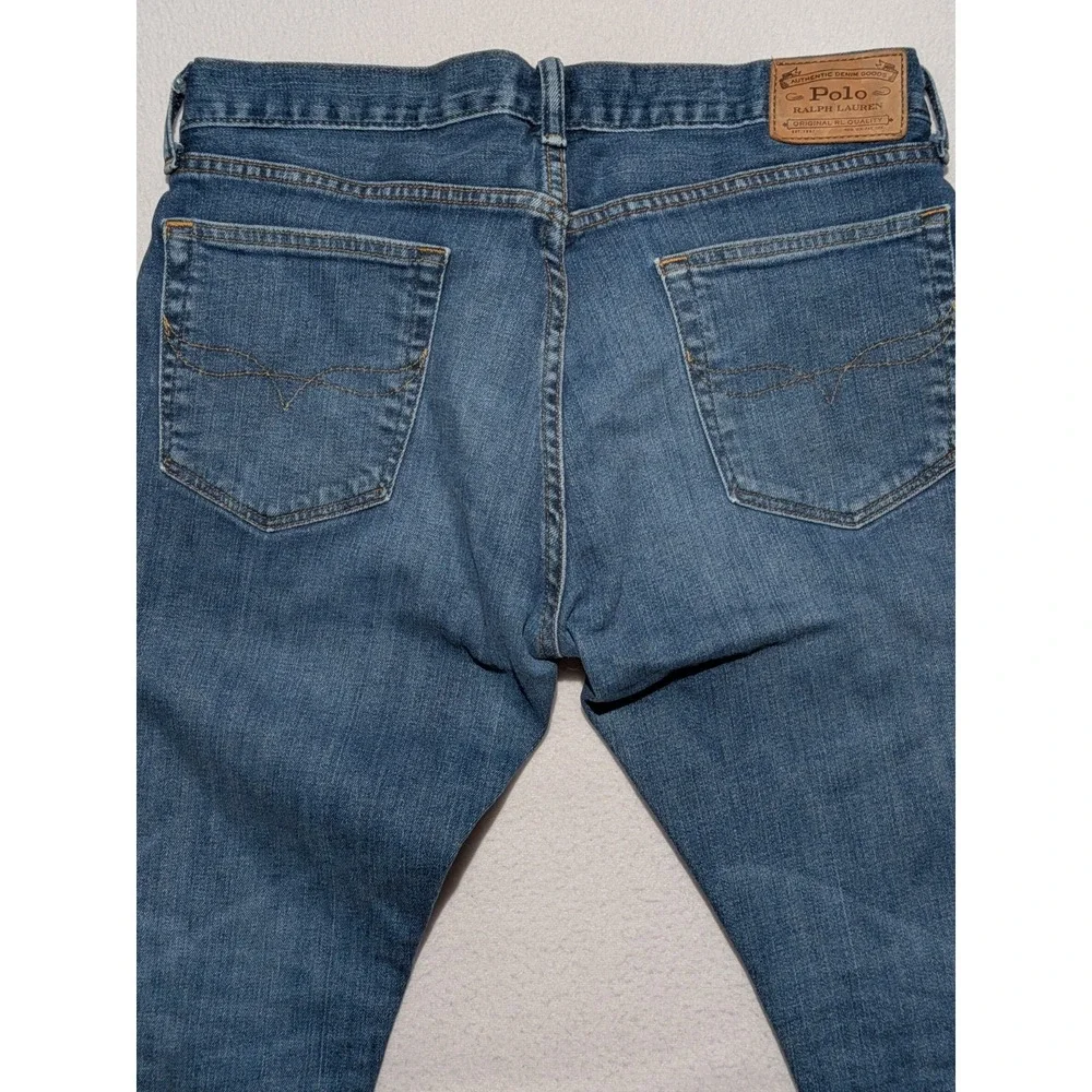 Polo Ralph Lauren Sullivan Slim Jeans Mens 32x31 Blue Stretch Denim‎